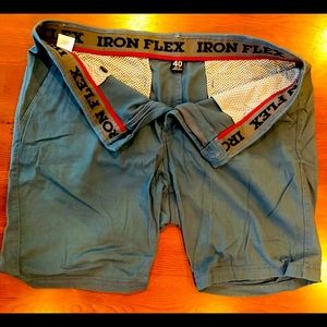 Iron Flex shorts, size 40 and Chambray color(blue)